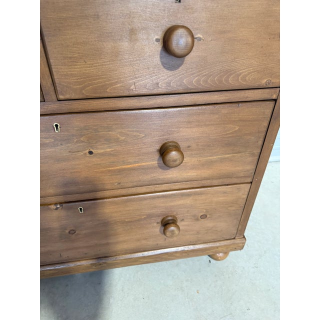 Antique Pine Two Over Two Drawers - Chest of Drawers From England For Sale - Image 14 of 18