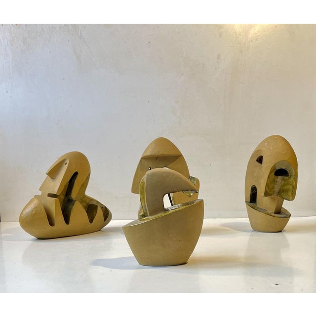 Surrealist Entity in Glazed Ceramic by Aksel Hansen, 1960s For Sale - Image 3 of 8