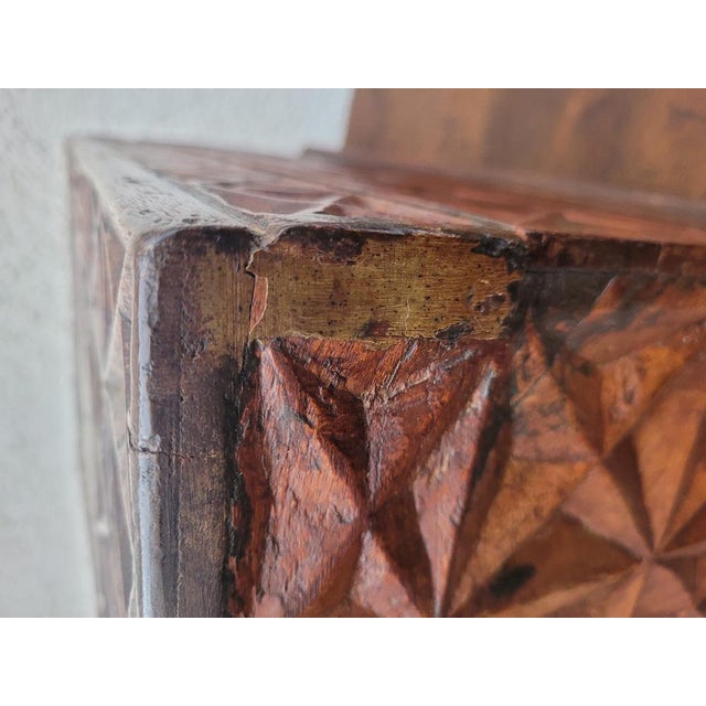 Italian Carved Wooden Chest, 19th Century For Sale - Image 6 of 13