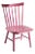Mid-Century Modern Pink Wooden Chair For Sale
