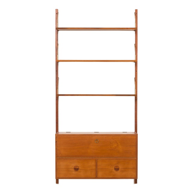 Teak Shelving Unit by Hansen and Guldborg, Denmark, 1960s For Sale