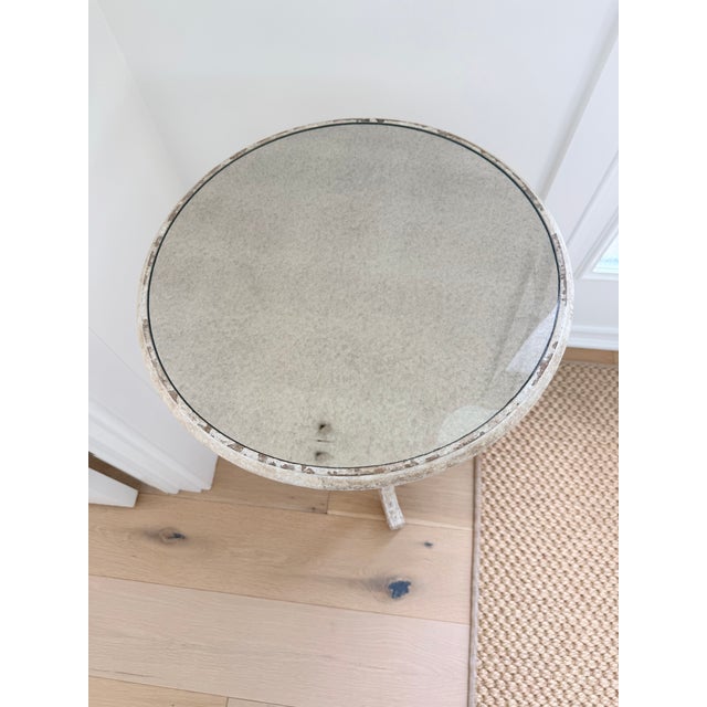 Gustavian (Swedish) Bliss Studio Scroll End Table For Sale - Image 3 of 6