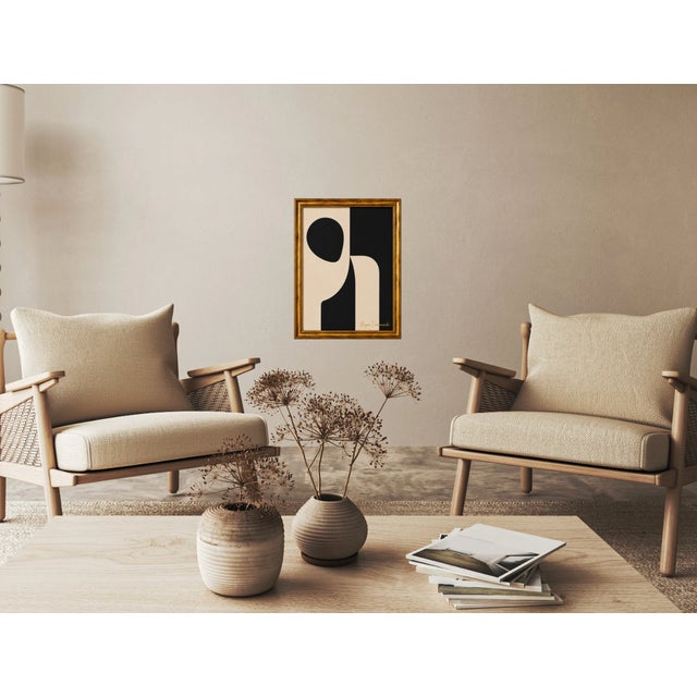 2020s Quiet Divide Modern Painting Framed by Bryan Boomershine For Sale - Image 5 of 9