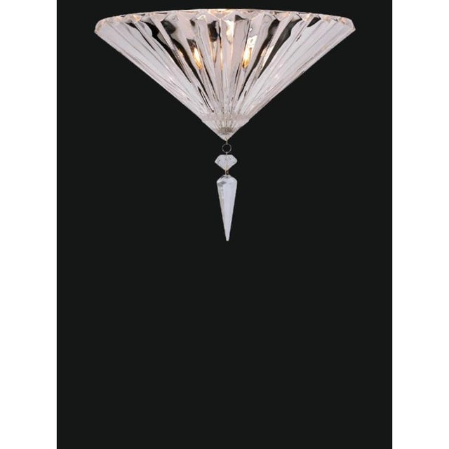 Collection Diamante Ceiling Lamp in Metal and Crystal by Jago For Sale - Image 6 of 7