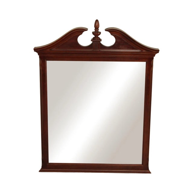 Pennsylvania House Traditional Cherry Beveled Wall Mirror For Sale - Image 13 of 13