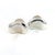 1990s Pair of Tiffany & Co Cufflinks By Elsa Peretti Sterling Silver Estate For Sale In New York - Image 6 of 6