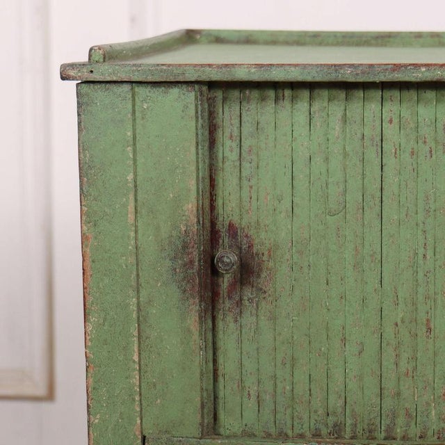Wood Vintage Dutch Painted Bedside Table For Sale - Image 7 of 9