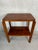 Art Deco side table in oak. Simple lines. In good condition. Height: 73cm. Depth: 40cm. Width: 63cm. Weight: 5kg.