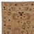 Persian 1920s Persian Tabriz Beige and Brown Handwoven Wool Rug For Sale - Image 3 of 4