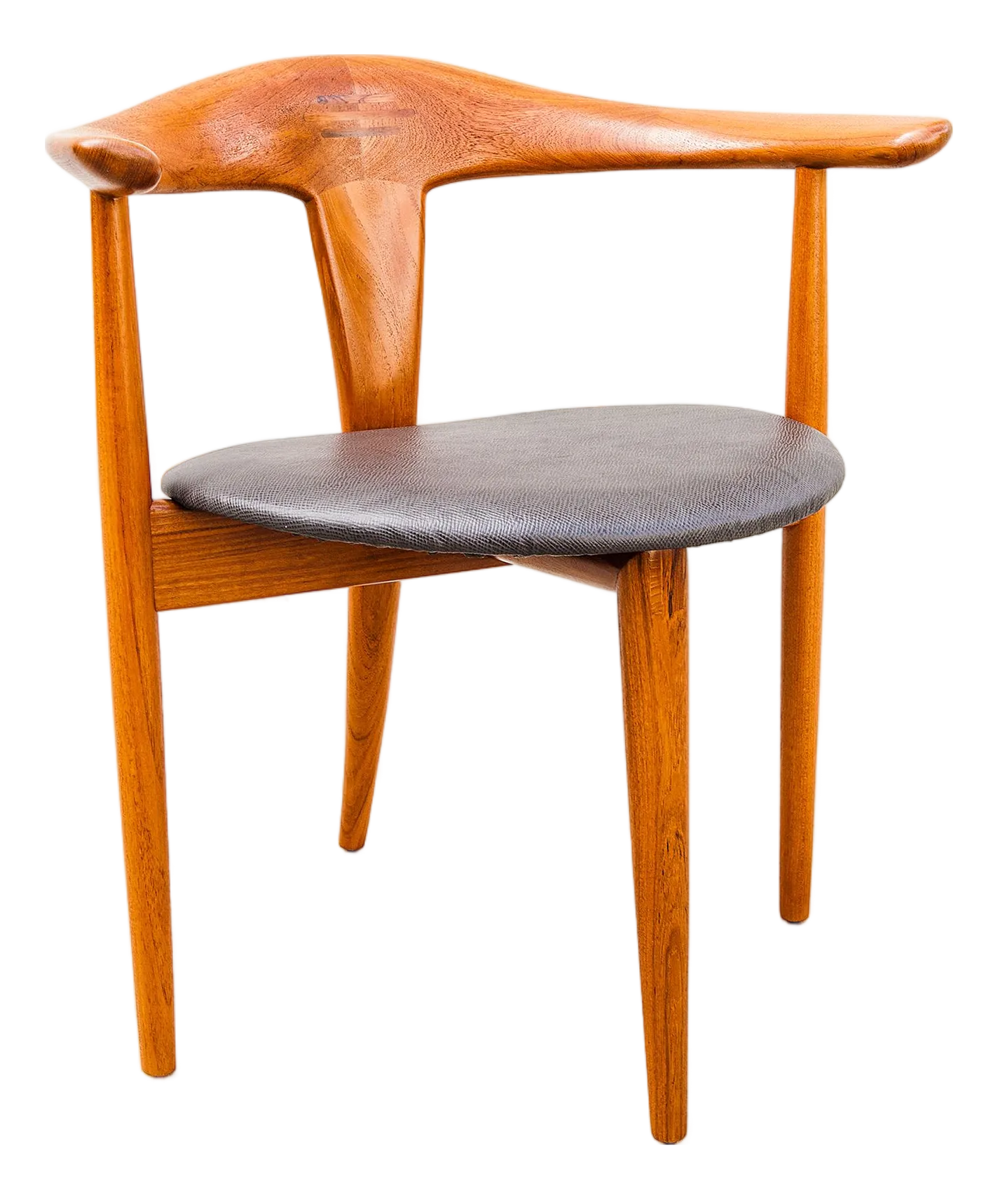 Mid-20th Century Danish Teak Armchair With Rosewood Inlay by Erik