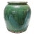 Late 20th Century Balinese Contemporary Terracotta Vase / Jar / Urn With Green Glaze For Sale