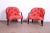 Dunbar Furniture Edward Wormley for Dunbar Janus Collection Lounge Chairs, Pair For Sale - Image 4 of 13