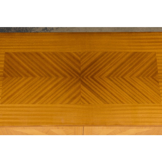 1940s 1940s French Art Deco Sycamore Maple Sideboard For Sale - Image 5 of 17