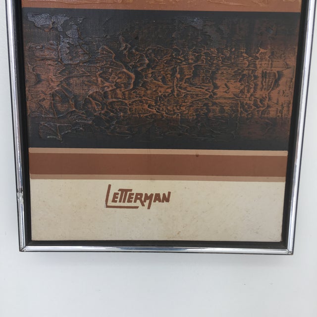 1970s Letterman Abstract Triptych Paintings Set of 3 Chairish