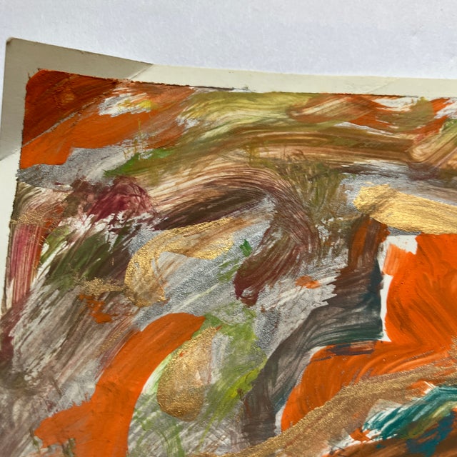 Contemporary Original E.J.Hartmann Abstract Portrait Painting Signed For Sale - Image 4 of 5