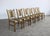 Brutalist Dining Chairs in Oak attributed to Henning Kjærnulf, 1960s, Set of 6 For Sale - Image 11 of 13