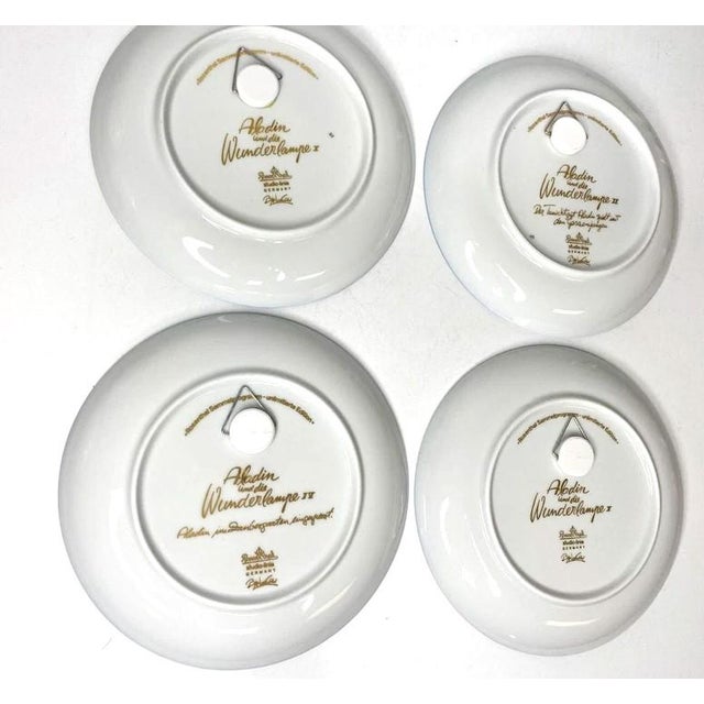 Beautiful Collector Plates, set of 4, by Rosenthal from the Aladin Und Die Wunderlampe I Series, Studio-Line Germany by...