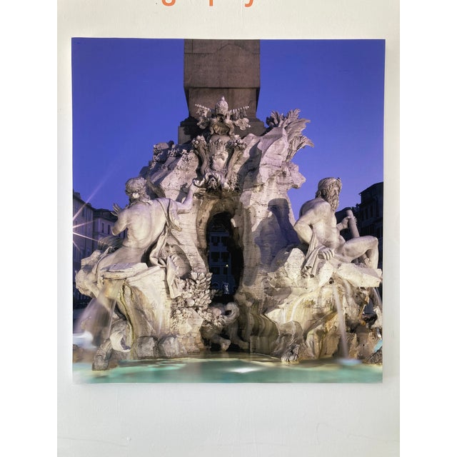 2020s William Gray Harris Photograph on Canvas “ Four Rivers Fountain, Piazza Navona" For Sale - Image 5 of 10