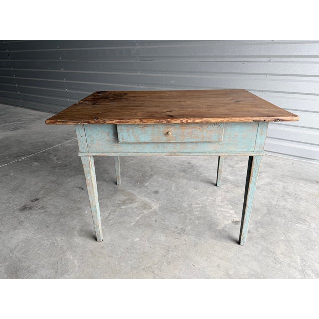 19th Century Primitive English Work Table For Sale - Image 13 of 13