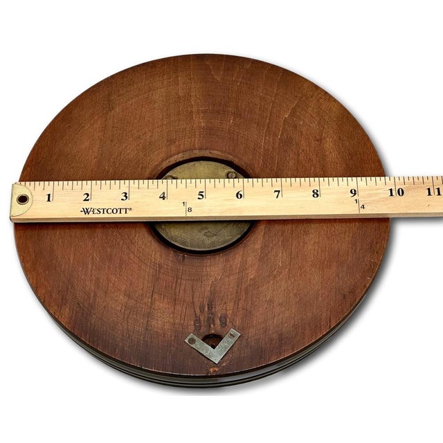 Beautiful and Fine Quality Antique Carved Mahogany Wall Barometer With Transparent Glass Dial - Circa 1890s For Sale - Image 18 of 18