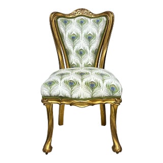 French Art Nouveau Dressing Table Chair Circa 1890 For Sale