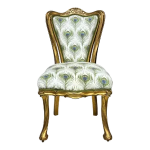 French Art Nouveau Dressing Table Chair Circa 1890