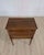 French 20th Century Louis XVI Style Walnut Bedside Table For Sale - Image 4 of 7