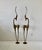 Brutalist Monumental Stylized Bronze-Finished Metal Gazelle Sculptures-a Pair For Sale - Image 3 of 17