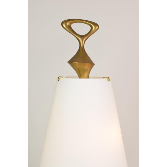 Gold Table Lamp by Max Ingrand for Fontana Arte, Italy, 1960s For Sale - Image 8 of 12
