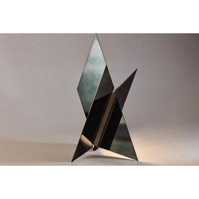 Black Geometric Flare 02 Table Lamp by Jennifer Midoz For Sale - Image 8 of 10