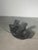 Black Bear Coffee Table in Resin with Glass Top For Sale - Image 6 of 9