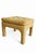 Mid-Century Modern Vintage 70s Velvet Tufted Parsons Ottoman in the Manor of David Hicks Basketweave MCM For Sale - Image 3 of 10