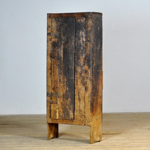 Antique Wabi-Sabi Cabinet in Beech, 1850s For Sale - Image 13 of 14