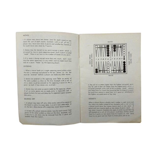 Pierre Cardin Vintage Pierre Cardin Leather Backgammon Set Game- 41 Pieces For Sale - Image 4 of 12