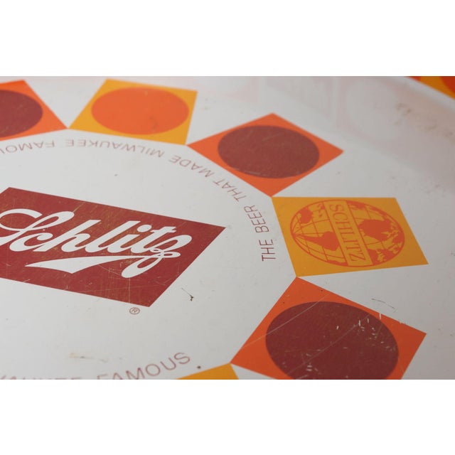 Mid-Century American Modern Schlitz Enameled Metal Beer Tray For Sale - Image 17 of 18