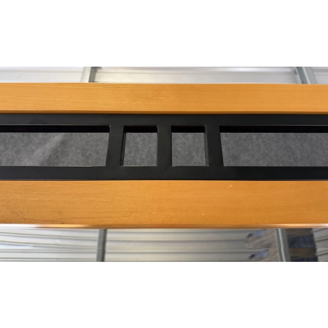 Late 20th Century Maple Dresser With Mirror For Sale - Image 12 of 16