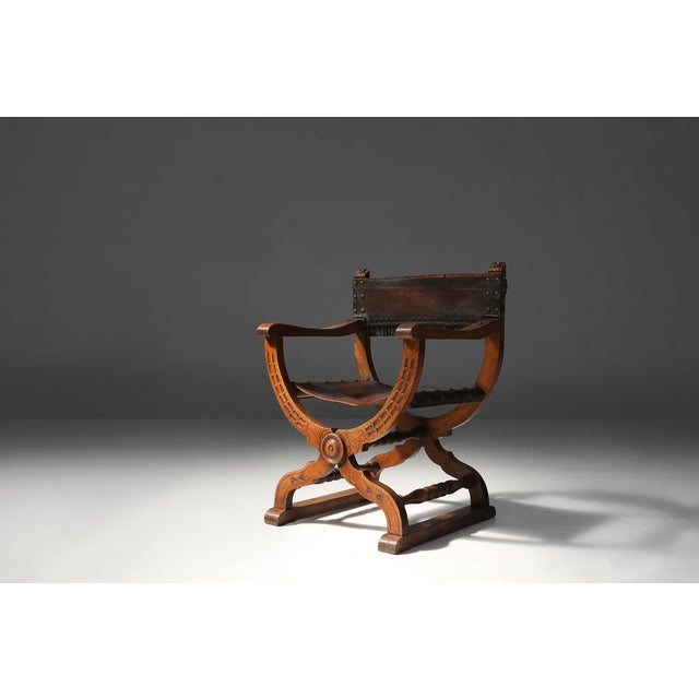 Neo-Renaissance Throne Chair, 1890s For Sale - Image 17 of 17