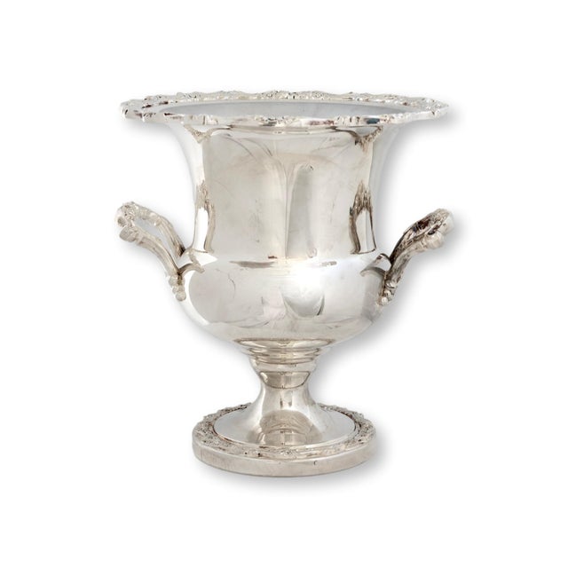 Early 20th Century Early 20th Century Silverplate Champagne/Wine Cooler For Sale - Image 5 of 5