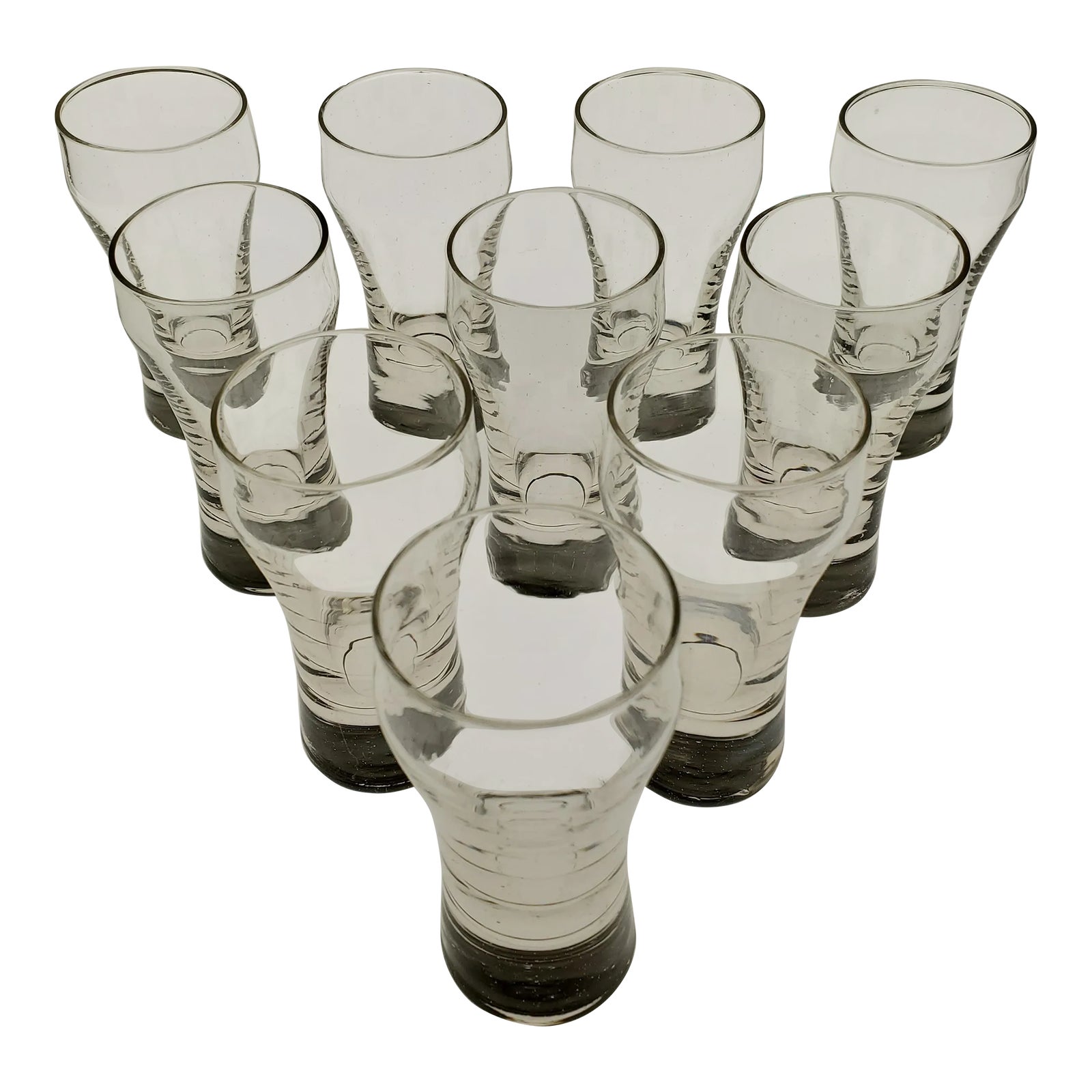MidCentury Modern Mini Beer Glasses Set of 10 Chairish