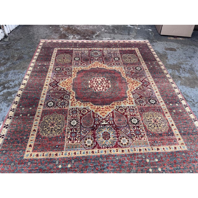 Orange 6ft 6in × 8ft 4in Gallery Ephesus Mamluk Area Rug For Sale - Image 8 of 12