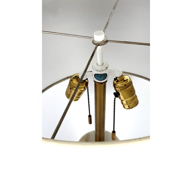 Metal Lamp Marble 1960s Rewired For Sale - Image 7 of 12