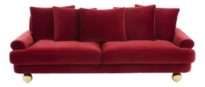 Greenwich 86.5" Sofa, Claret