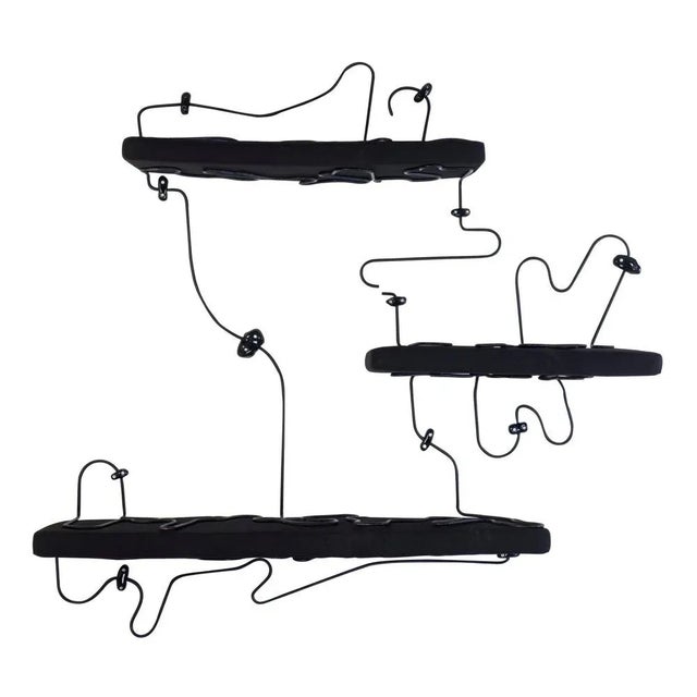 Soft Shelves in Black by Manon Ritaly For Sale - Image 6 of 6