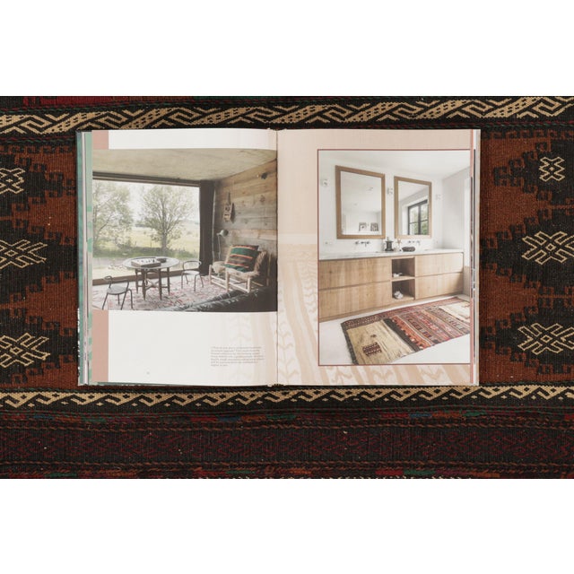 Brown Vintage Afghan Runner in Brown With Geometric Tribal Patterns - Rug & Kilim For Sale - Image 8 of 9