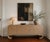 Vintage Karl Springer Style Grasscloth Sideboard A beautifully sculptural vintage grasscloth-wrapped sideboard featuring...