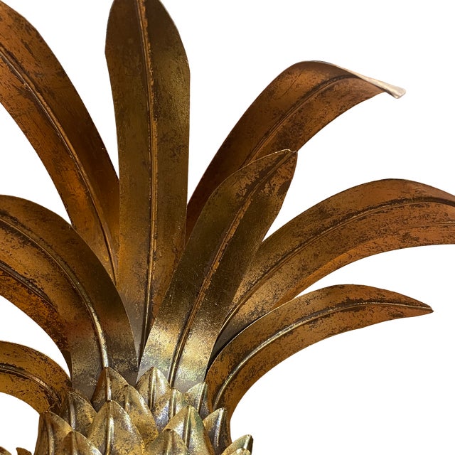 Maison Jansen Pineapple Gold Appliques from Maison Jansen, 1980s, Set of 2 For Sale - Image 4 of 5