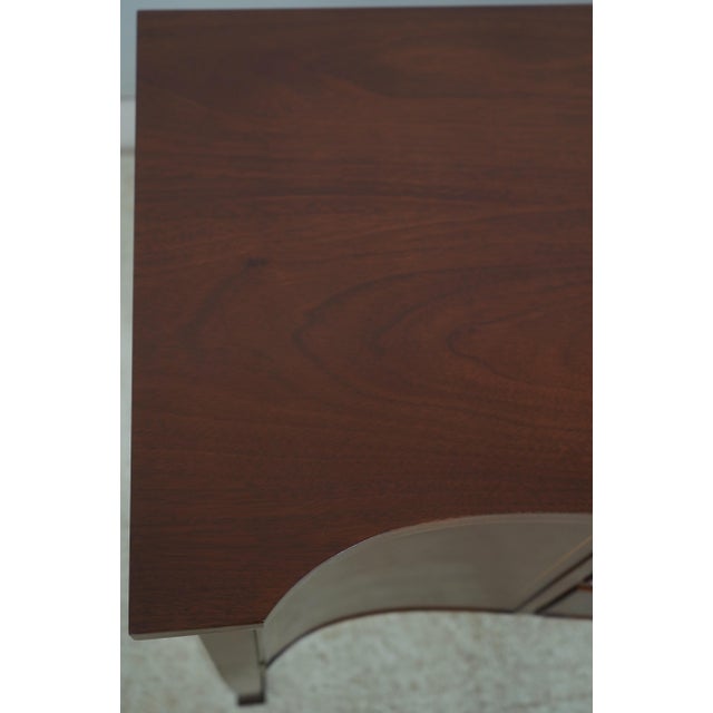 1980s Biggs Mahogany Serpentine Front Sideboard Server For Sale - Image 14 of 18