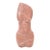 Vintage Pink Marble Female Torso Sculpture, 1970's For Sale