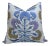 Tybee Pillow Cover in Lavender and Blue, 22x22 Pillow For Sale