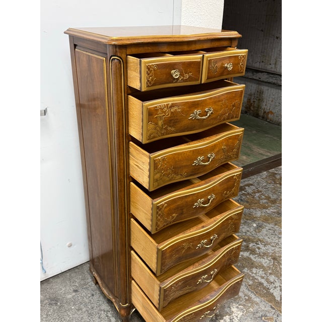 Phyllis Andrade for White Furniture Company Chinoiserie Lingerie Chest, Vintage For Sale - Image 9 of 12
